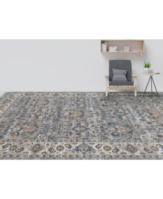 Arcadia ARC-2 Gray/Ivory 7'1" x 10' Area Rug