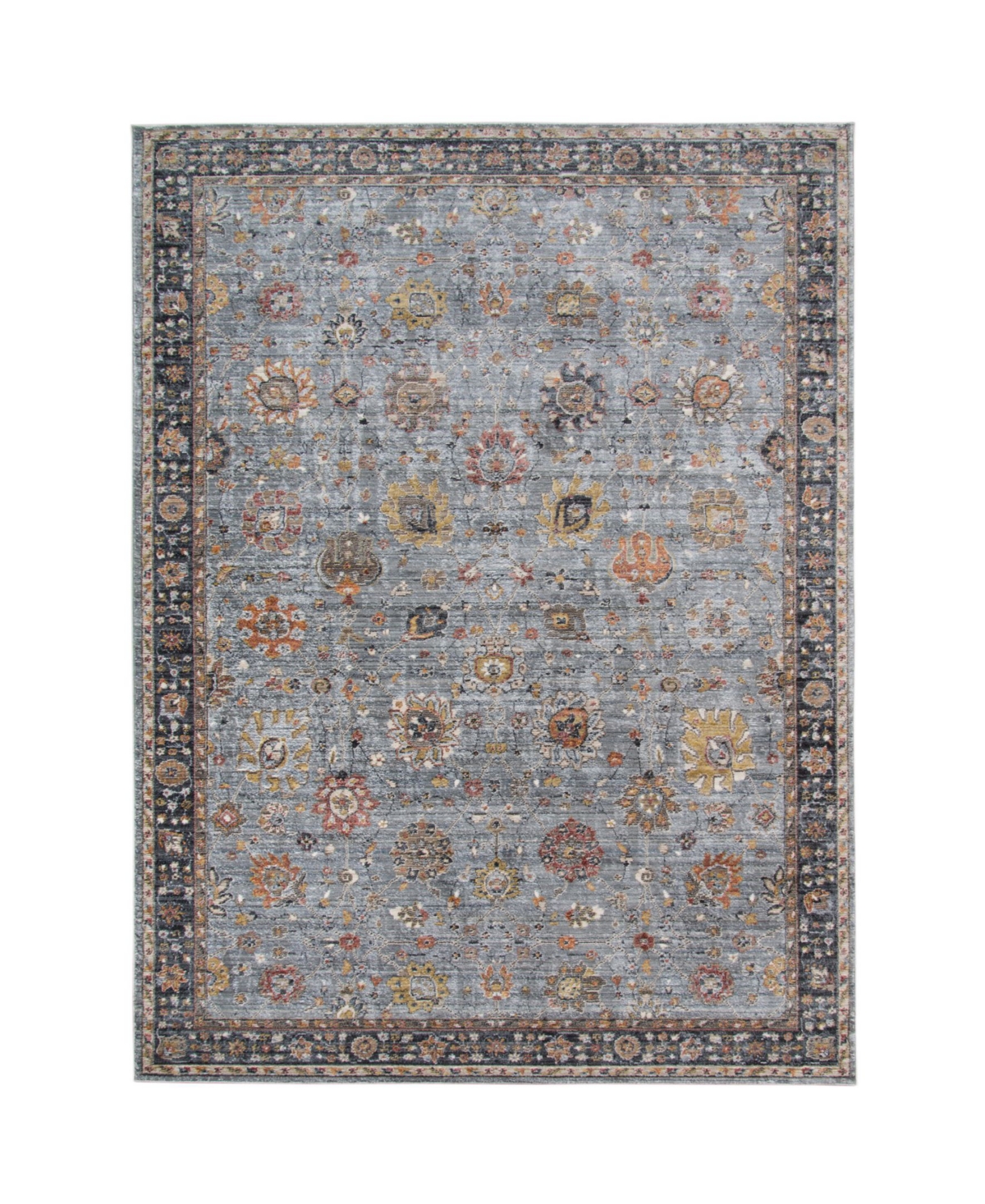 Amer Rugs Fairmont Fai-7 Azure 5'3in x 7'10in Area Rug - Azure