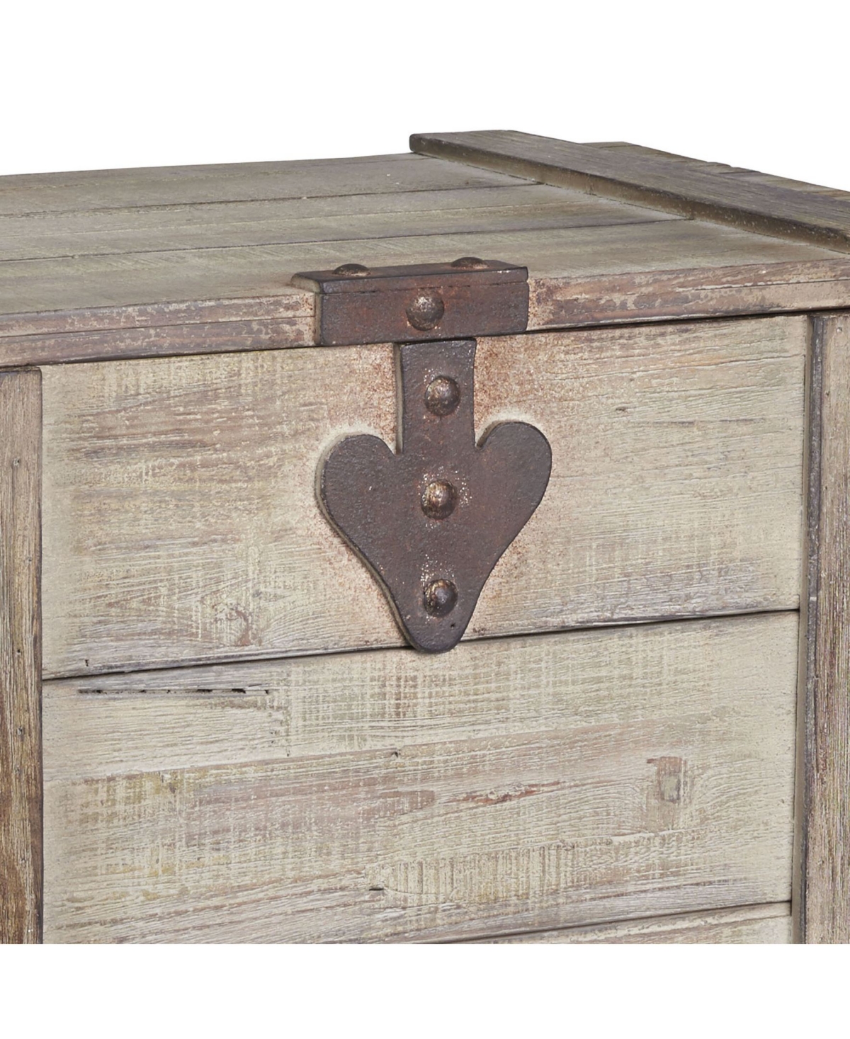 Household Essentials Wood Home Trunk Medium In Multi Color