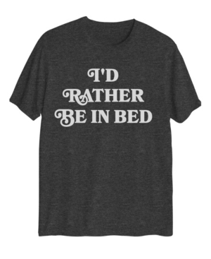 image of Love Tribe Women-s I-D Rather Be in Bed T-shirt