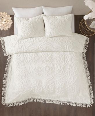 Laetitia Medallion Fringe 2-Pc. Quilt Set, Twin/Twin XL