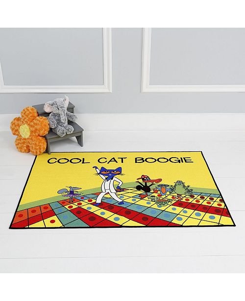 Pete The Cat Elementary Cool Cat Boogie 2 Pelm04 Multi 6 6 X 9 5