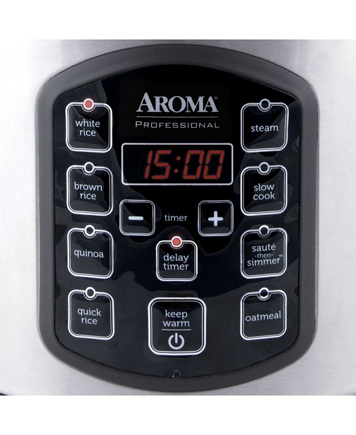 Aroma ARC954SBD 8 Cup Cooked Digital Rice Cooker, Multicooker Food