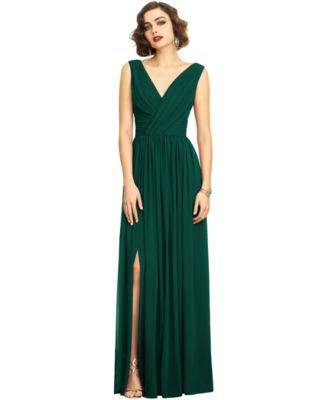 macys hunter green dress