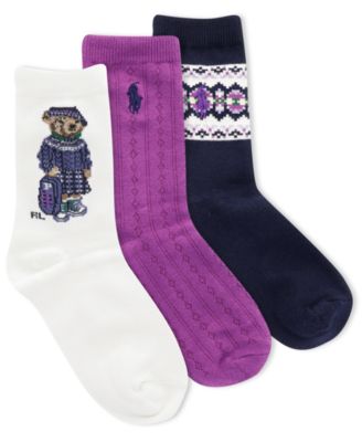 polo socks with bear