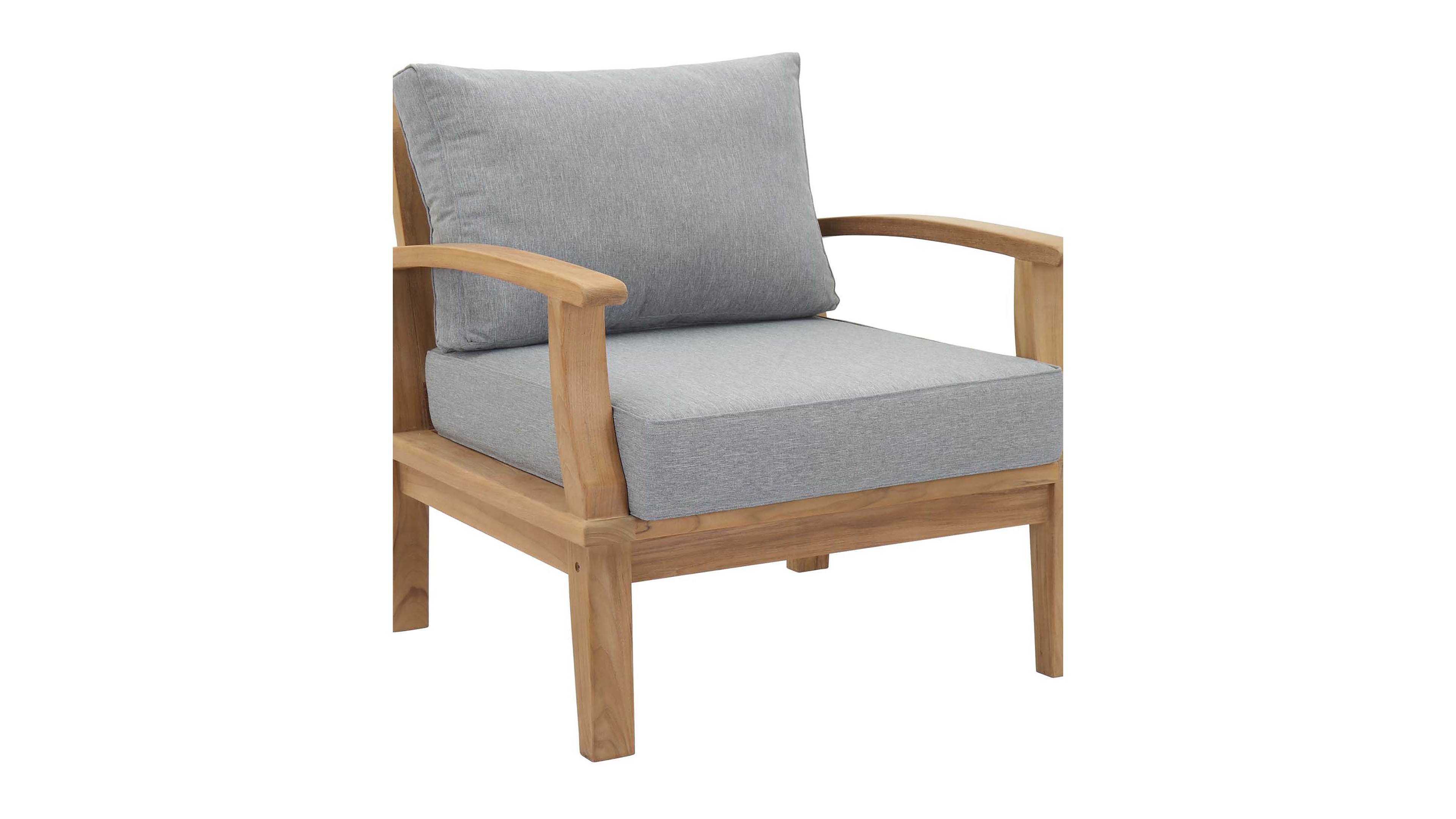 Modway Marina Outdoor Patio Teak Armchair