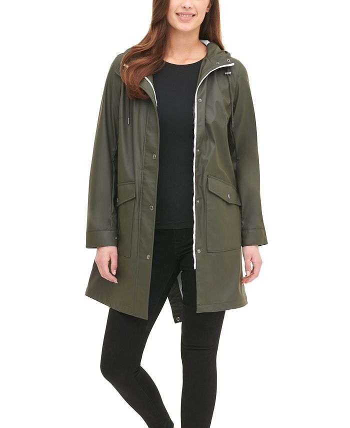Levi's Midweight Rubberized Rain Fishtail Parka Jacket Macy's