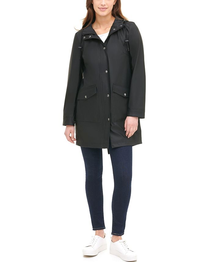 Levi's Midweight Rubberized Rain Fishtail Parka Jacket Macy's