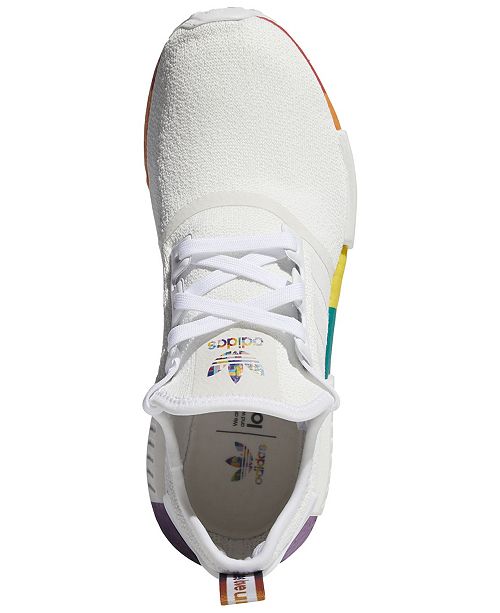 Adidas Men S Nmd R1 Pride Casual Sneakers From Finish Line Reviews Finish Line Athletic Shoes Men Macy S