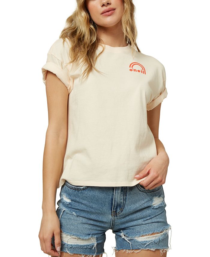 O'Neill Juniors' Vibin Cotton Dunes Graphic T-Shirt & Reviews - Tops ...