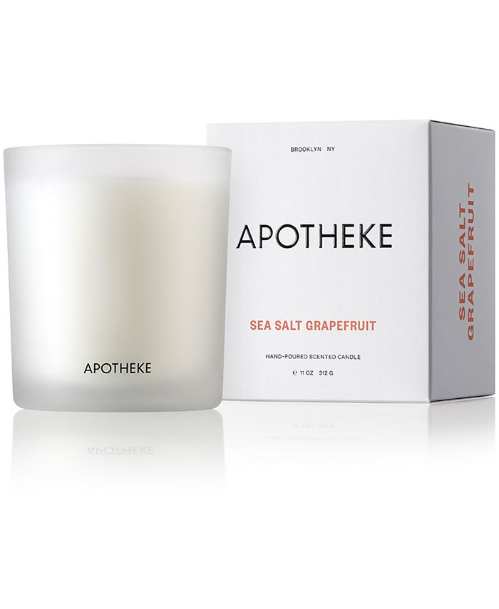 APOTHEKE - Sea Salt Grapefruit Candle, 11-oz.