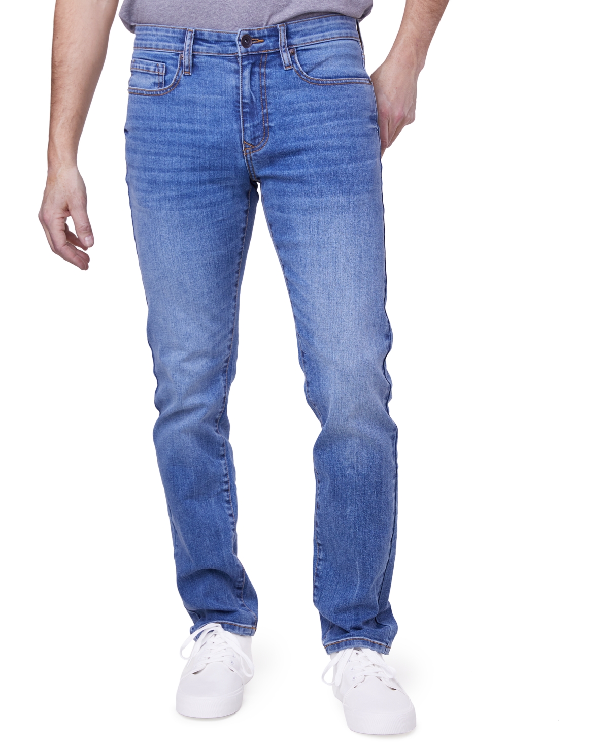 Lazer Men's Skinny Fit Stretch Jeans