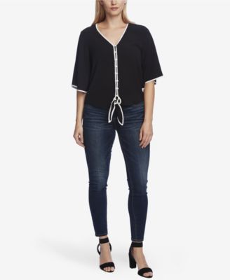 vince camuto bell sleeve blouse