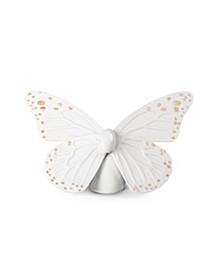 Lladro Collectible Figurine, White Butterfly
