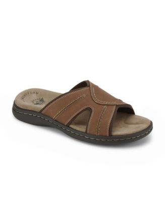 Dockers Men Casual Slide Sandals Sunland Size US 11M Rust Brown Faux Leather Dockers Men Casual Slide Sandals Sunland Size US 11M Rust  main image 4