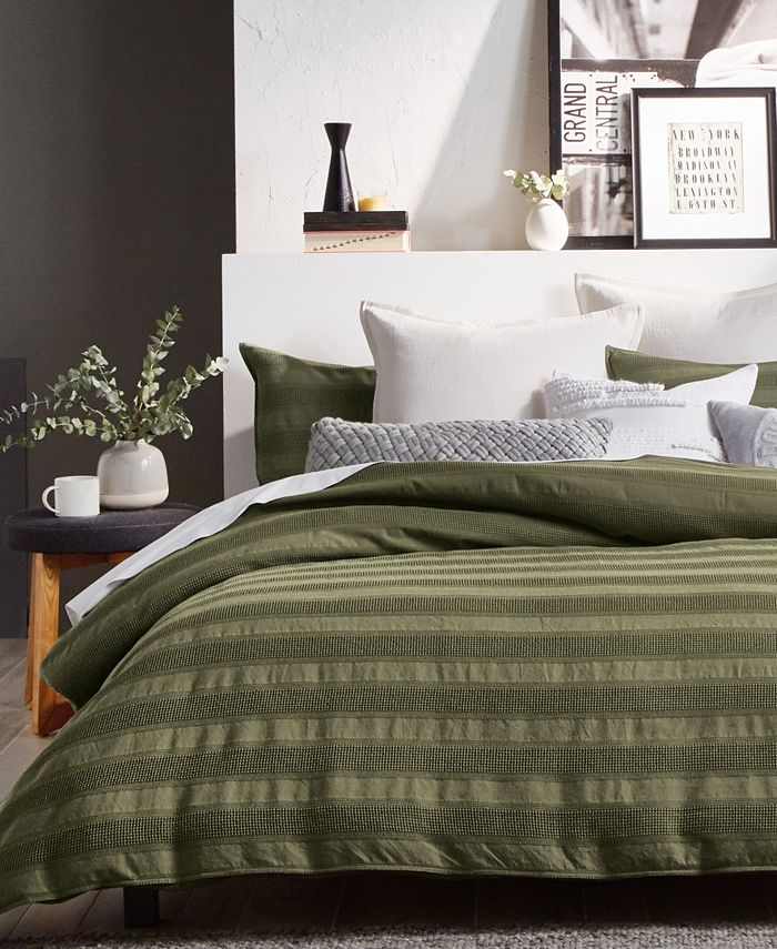 DKNY Avenue Stripe Full/Queen Comforter Mini Set & Reviews - Comforter ...