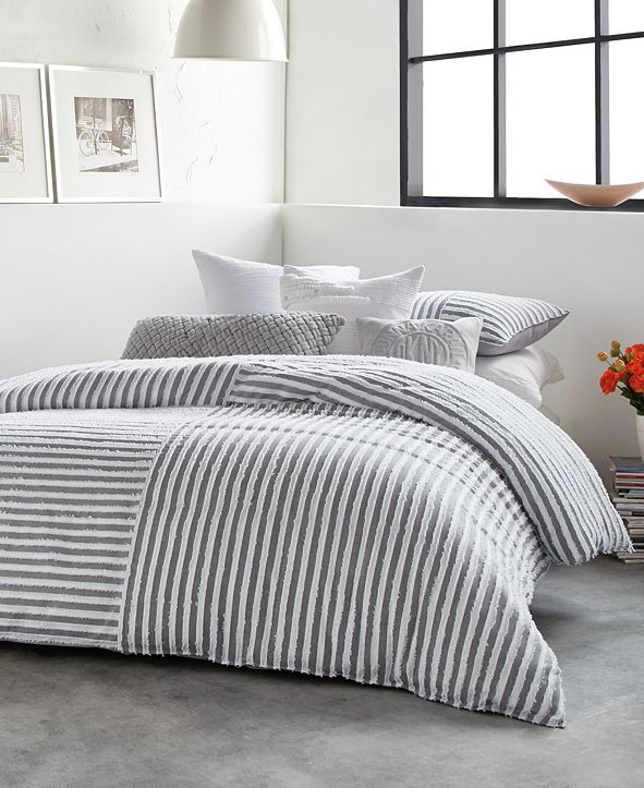 DKNY Clipped Squared Full/Queen Comforter Mini Set ...