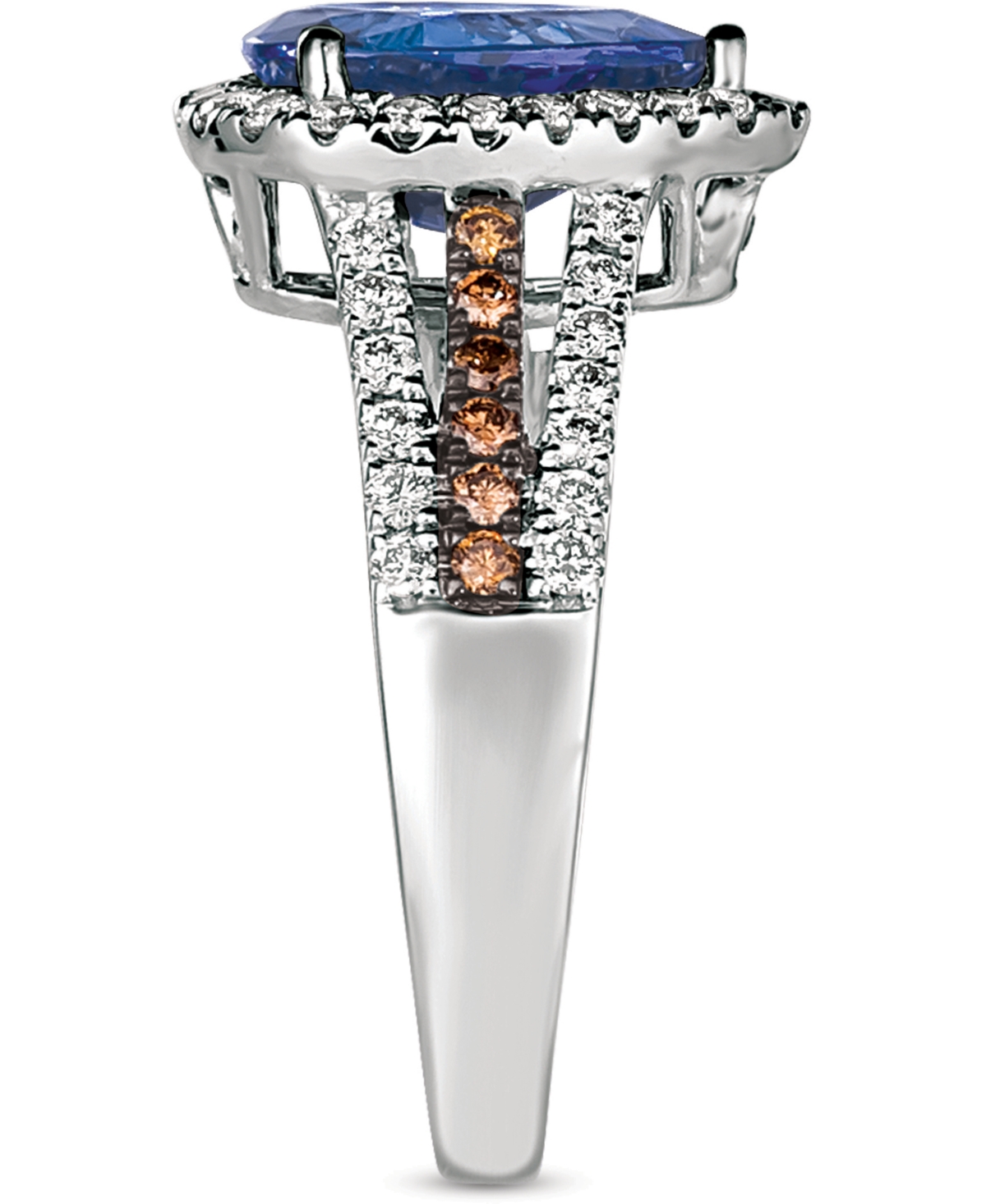 Le Vian Blueberry Tanzanite (2 ct. t.w.) & Diamond (5/8 ct. t.w.) Ring in 14k White Gold (Also available in 14K Rose Gold and 14K Gold) - Tanzanite  W