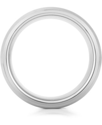 Men's Woven-Look Band in Carbon Fiber & Tantalum