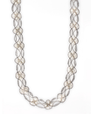 image of Effy Cultured Freshwater Pearl (3-1/2 mm) Mesh Cage 18