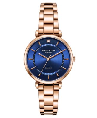 Kenneth Cole New York - Women's Genuine Diamond Watch 34 mm