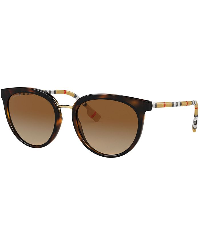 Burberry Polarized Sunglasses, 0BE4316 - Macy's