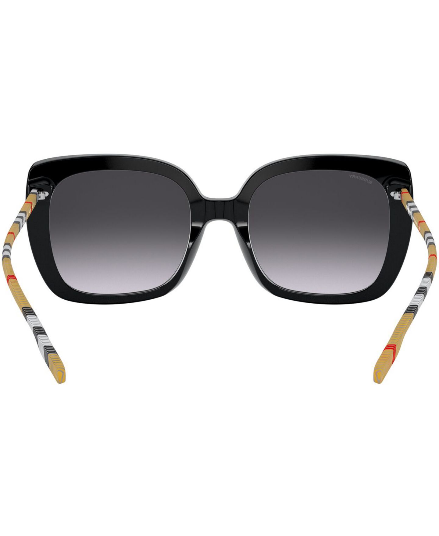 Женские солнцезащитные очки Burberry Sunglasses, BE4323 Caroll, цвет: Чёрный / Серый градиентный — фото 4