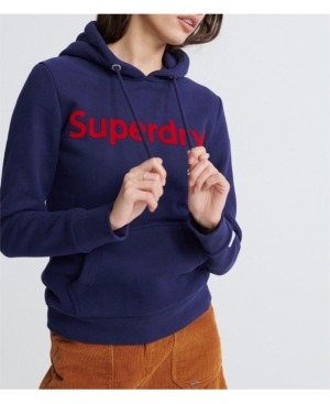 image of Superdry Registered Flock Hoodie
