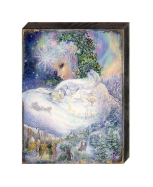 Designocracy Snow Queen Wall Wooden Decor by Josephine Wall