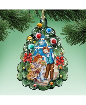Designocracy Nutcracker Christmas Tree Ornament Set Of 2 In Multi