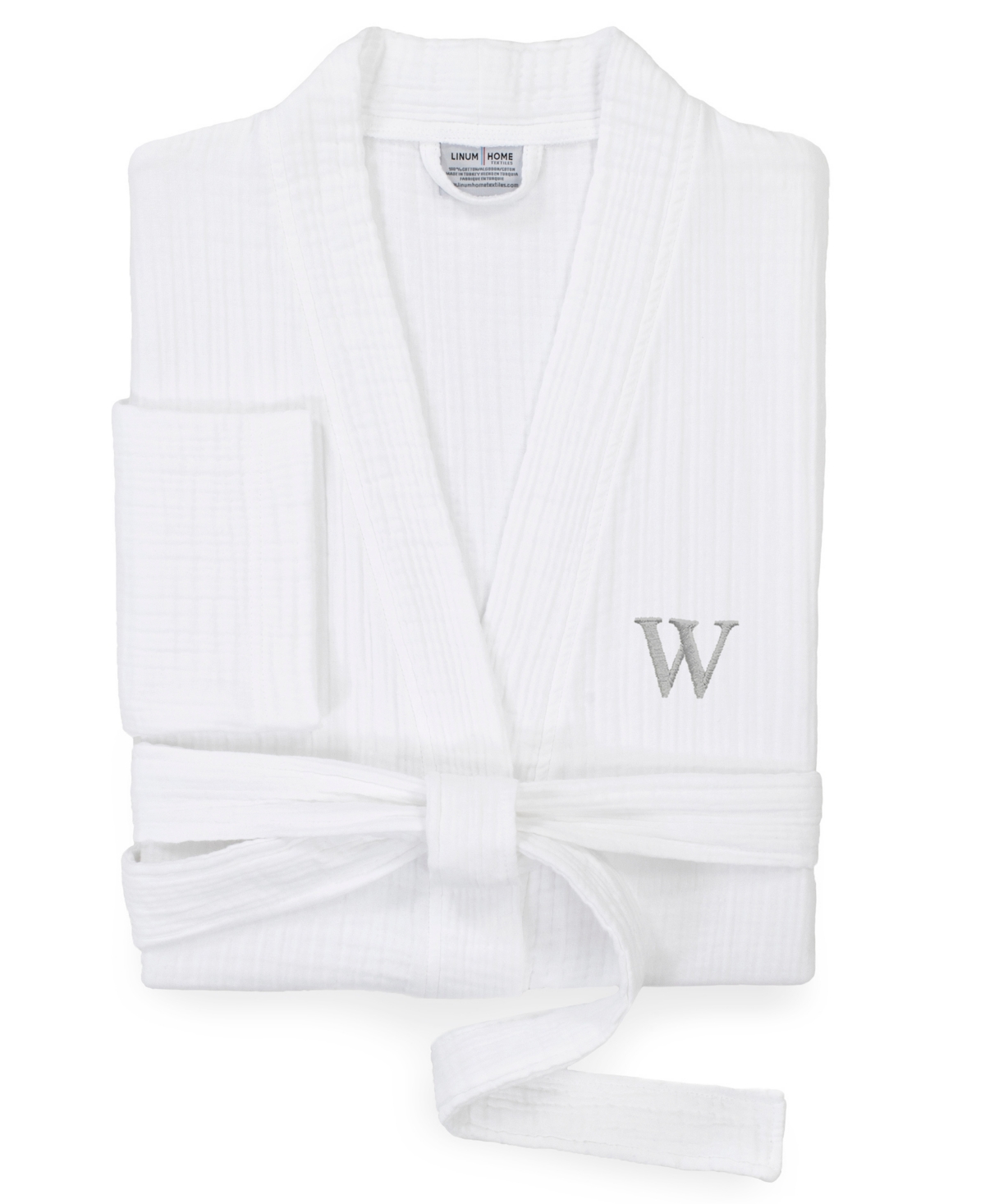 Smyrna Personalized Hotel/Spa Luxury Robes - White-Z