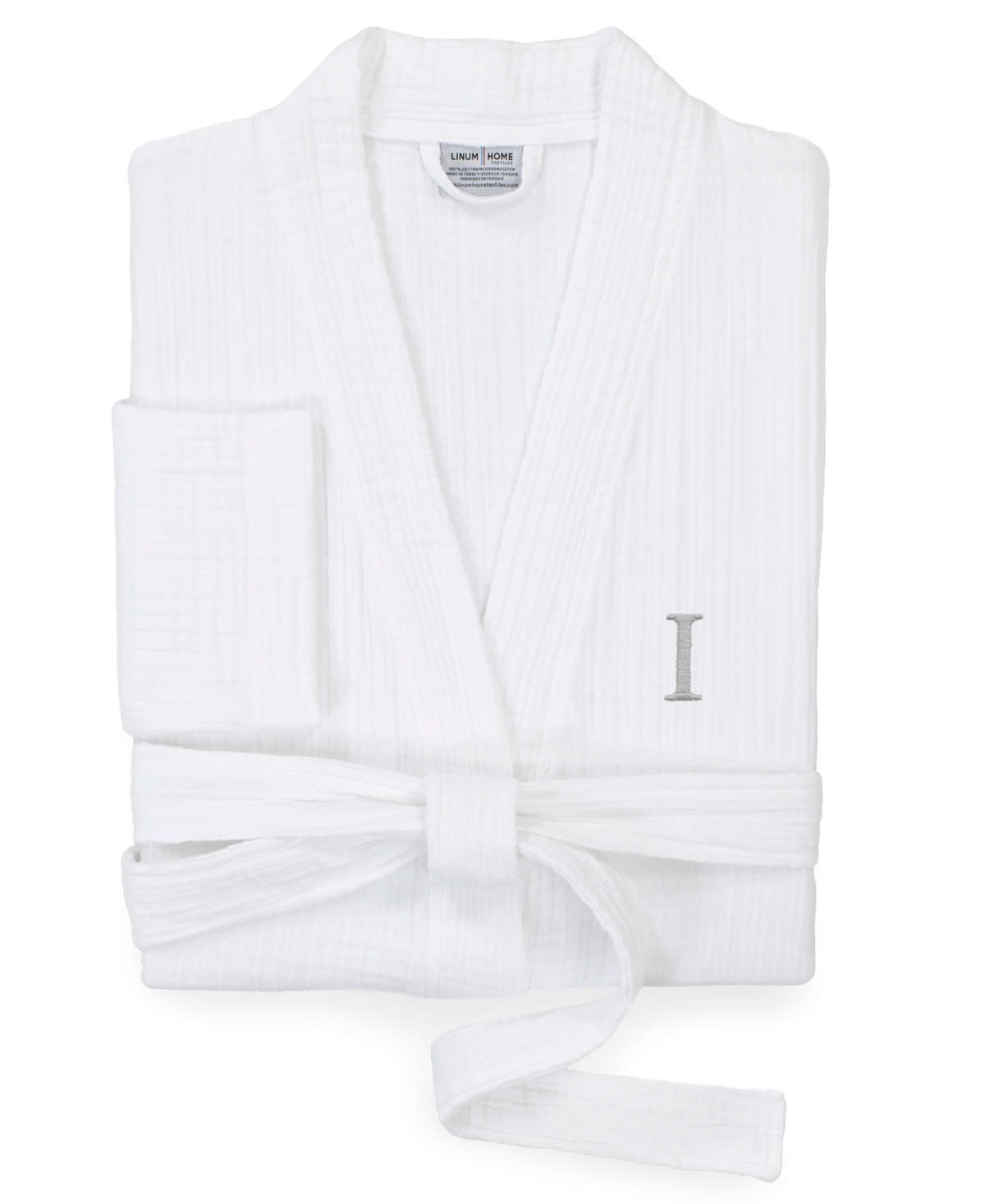 Smyrna Personalized Hotel/Spa Luxury Robes - White-Z