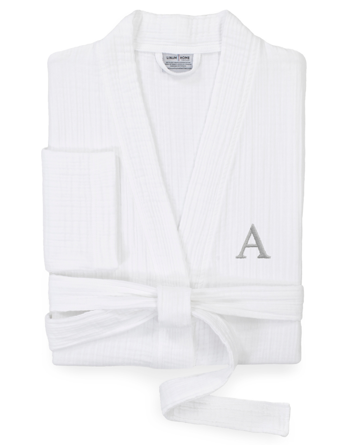 Linum Home Smyrna Personalized Hotel/Spa Luxury Robes Bedding