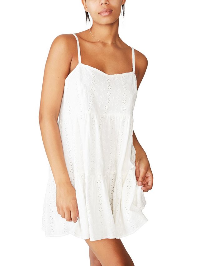 cotton on woven betty tiered mini dress