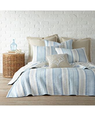 Ipanema Stripe Reversible 2-Pc. Quilt Set, Twin