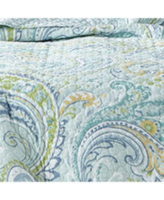 Cortona Paisley Reversible 2-Pc. Quilt Set, Twin