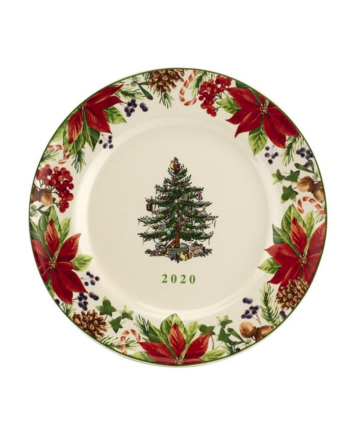 Spode Christmas Tree Annual Collector Plate Macy's