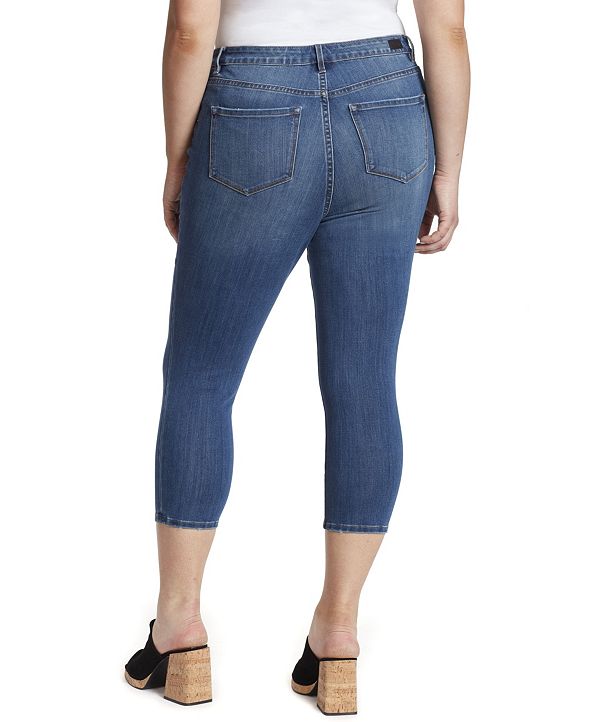 Skinnygirl Women's Plus High Rise Skinny Crop Jean & Reviews - Jeans ...