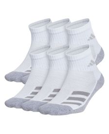 Big Boys Cushioned Angle Stripe Quarter Sock Pack of 6