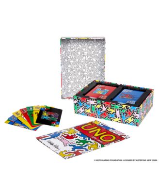Mattel UNO™ Artiste Series No. 2. UNO™ Card Game Featuring the Artwork of Keith Haring, Exclusive to Macy's  