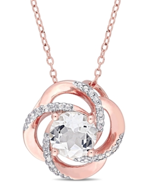 image of White Topaz Floral Swirl 18