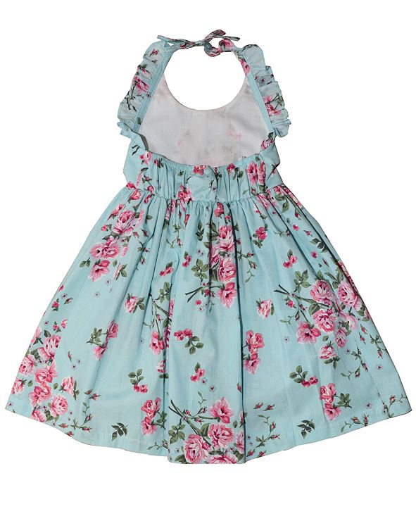 Blueberi Boulevard Toddler Girls Floral Halter Dress & Reviews - All ...