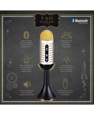 fao schwarz bluetooth microphone