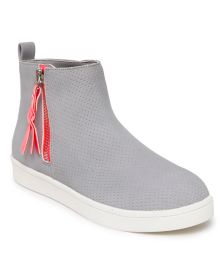 Big Girls Zipper Sneaker Bootie