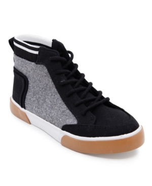 image of London Fog Big Boys Varsity Mid-Top Casual Boot