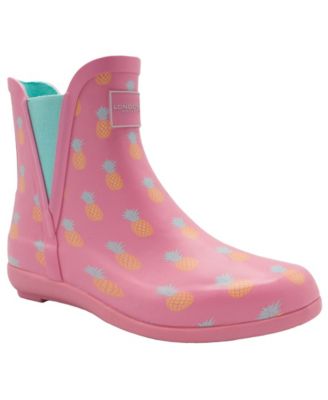 london fog piccadilly women's chelsea waterproof rain boots