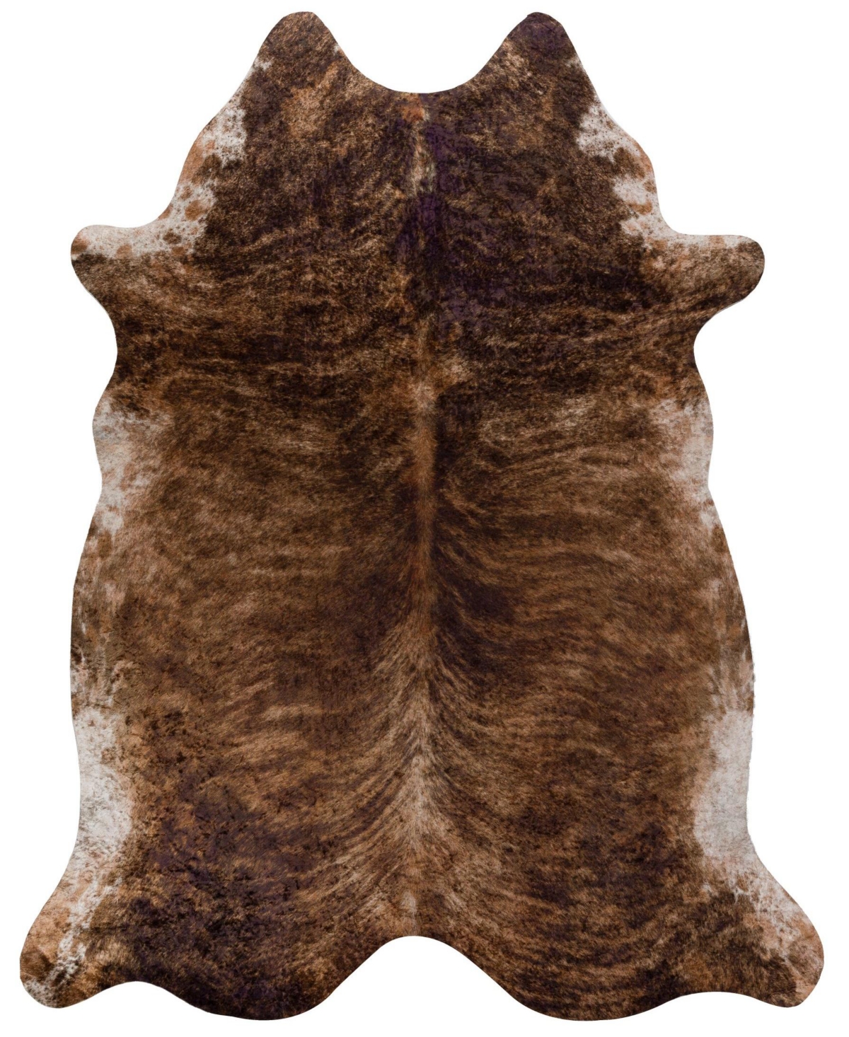 D Style Idaho IDA08 Walnut 7'9in x 9'7in Area Rug - Walnut