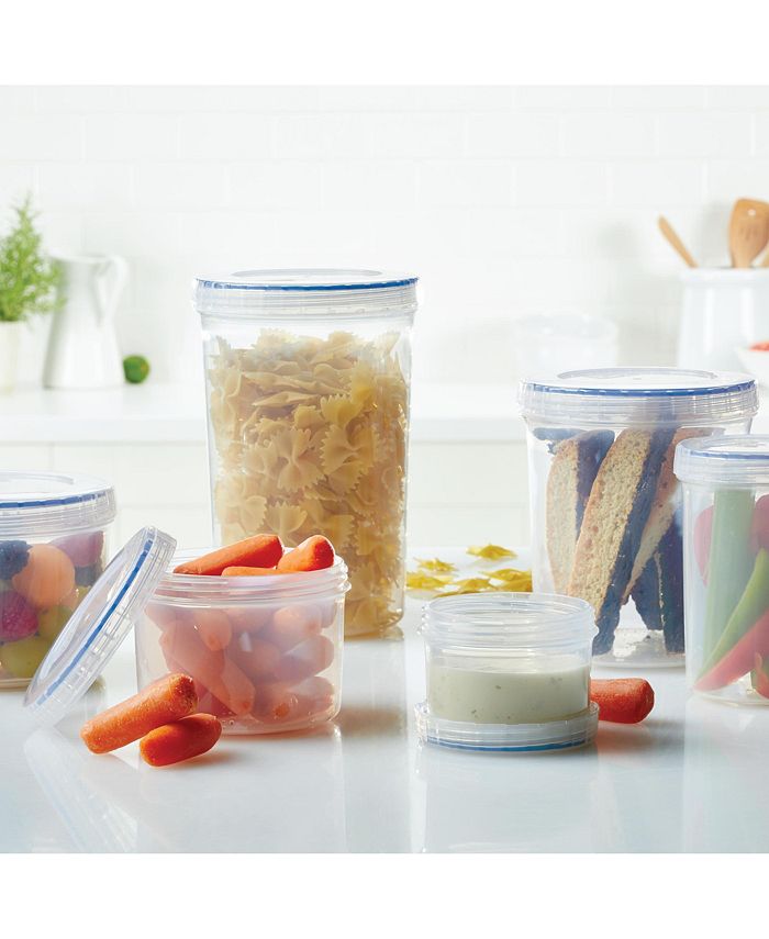 Lock n Lock Easy Essentials Twist Two Way Food Storage Container Set,  12-Piece, Clear - Macy's