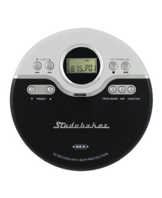 Studebaker Sb3703bwa Black and White Joggable Personal CD