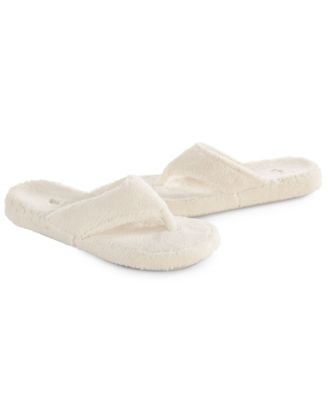 acorn women's spa thong slipper
